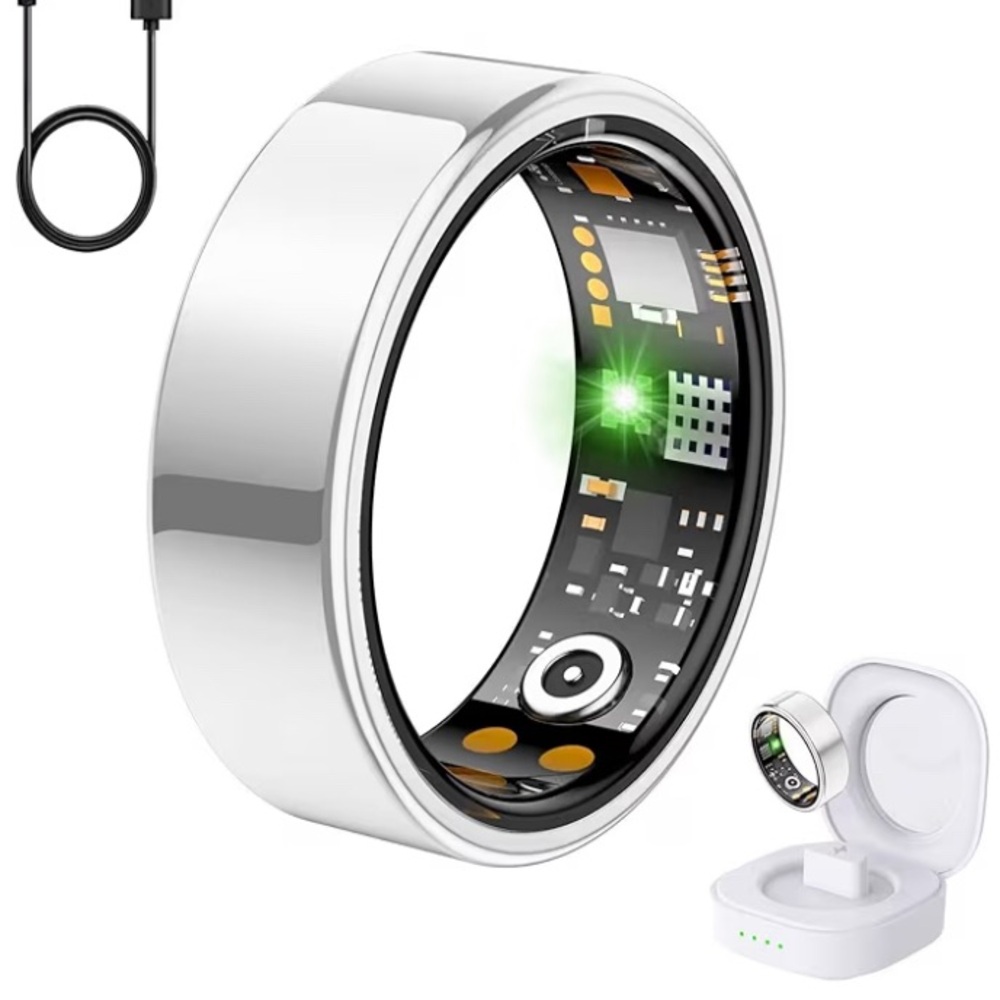 Smart Fitness Ring - Silver